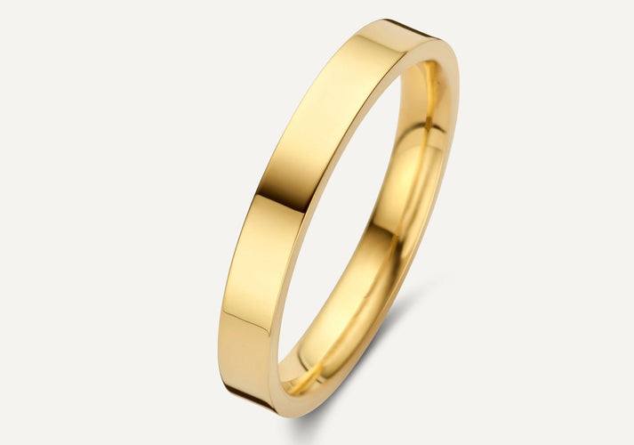 tov essentials Brede Aanschuifring 14 Karaat Goud tov essentials Brede Aanschuifring 14 Karaat Goud