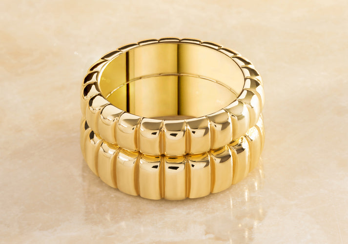 Tov Essentials Charlotte Ringen Set 14 Karaat Goud