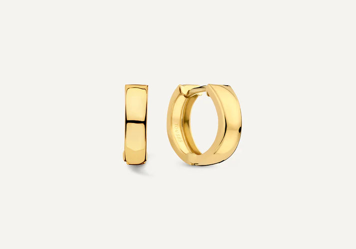 Tov Essentials Chunky Hoops Set 14 Karaat Goud