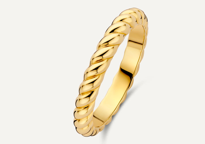 tov essentials Croissant Ring 14 Karaat Goud