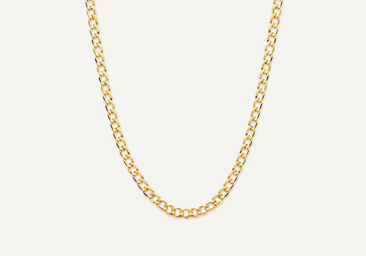 tov essentials Curb Schakelketting 14 Karaat Goud tov essentials Curb Schakelketting 14 Karaat Goud