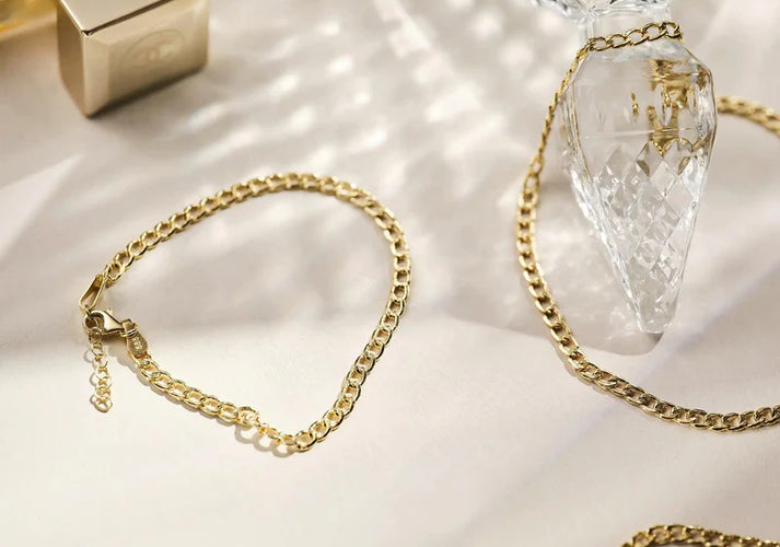 Tov Essentials Curb Set 14 Karaat Goud