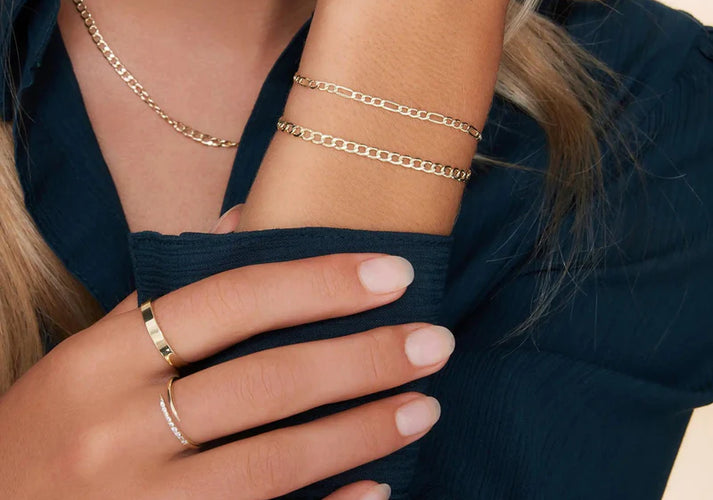 Tov Essentials Curb Set 14 Karaat Goud