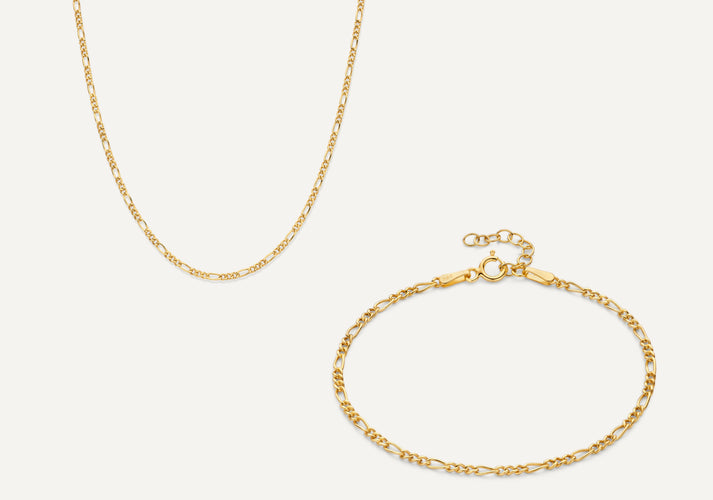 tov essentials Dunne Figaro Set 14 Karaat Goud tov essentials Dunne Figaro Set 14 Karaat Goud