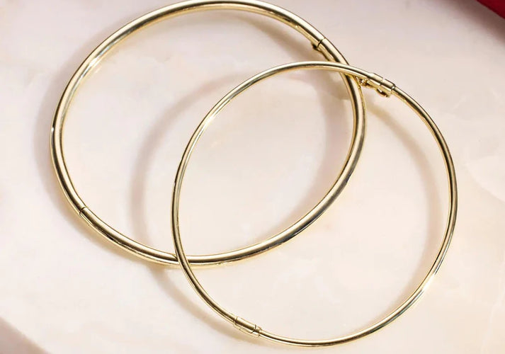 Tov Essentials Essential Bangle Set 14 Karaat Goud