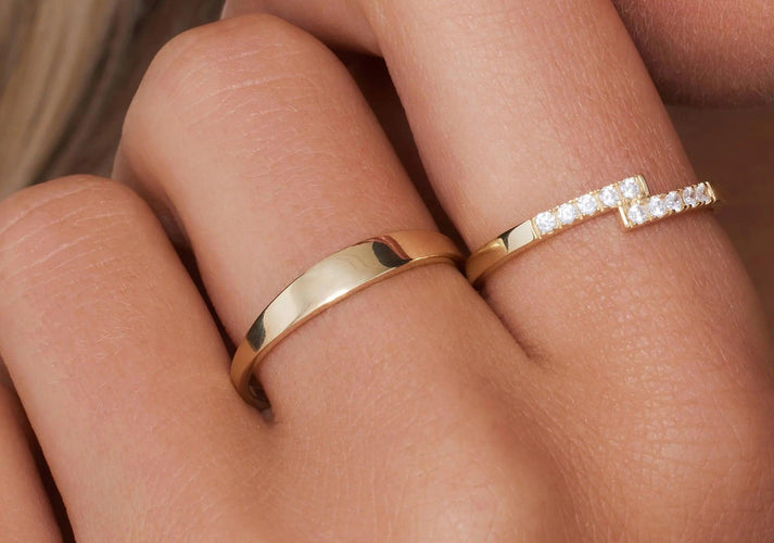 Tov Essentials Essential Zegelring 14 Karaat Goud