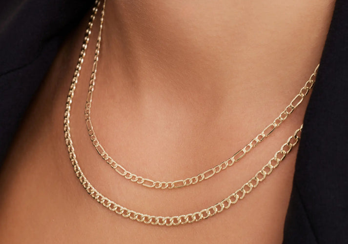 Tov Essentials Figaro Set 14 Karaat Goud