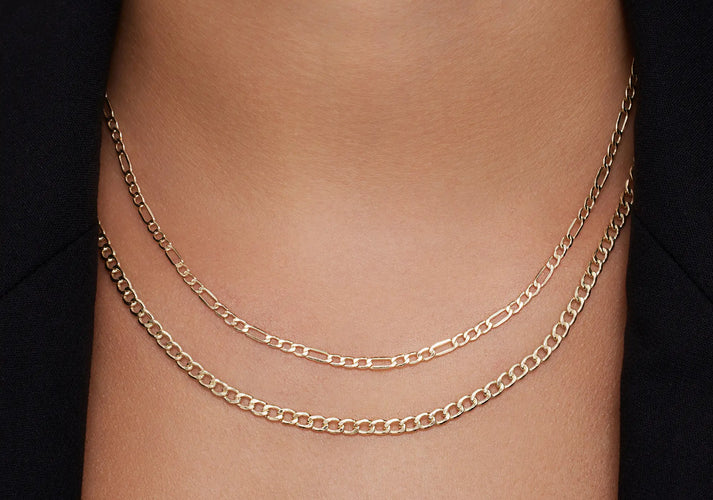 Tov Essentials Figaro Set 14 Karaat Goud