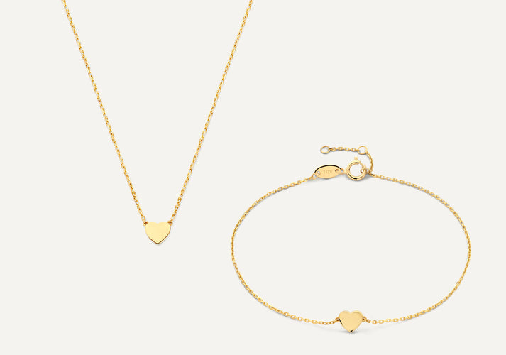 tov essentials Harten Set 14 Karaat Goud