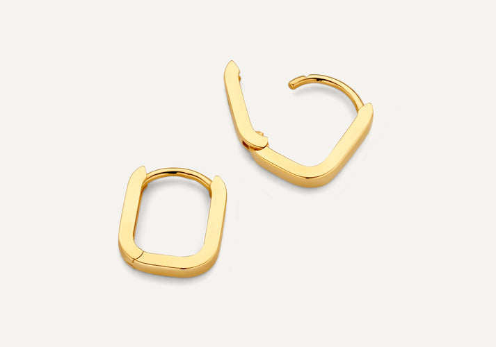 Tov Essentials Huggie U Hoops (12mm) 14 Karaat Goud