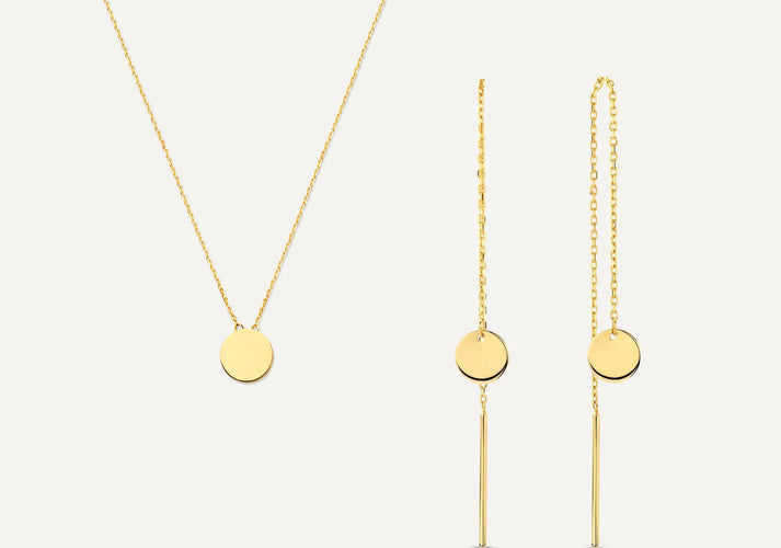 tov essentials Munt Set 14 Karaat Goud tov essentials Munt Set 14 Karaat Goud