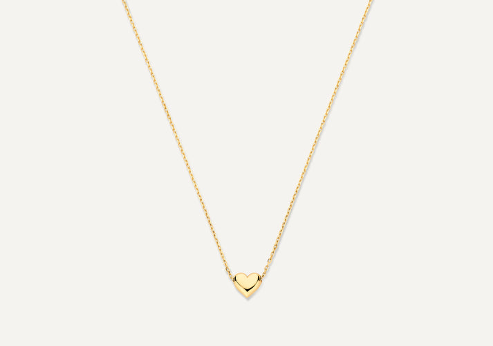 Tov Essentials Puffy Hart Set 14 Karaat Goud