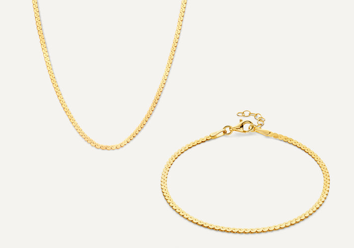 tov essentials Serpentine Set 14 Karaat Goud