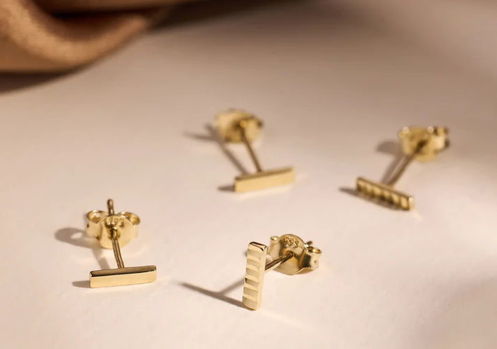 Tov Essentials Staven Oorbellen Set 14 Karaat Goud