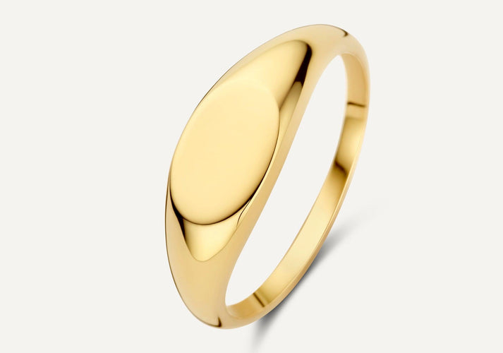 tov essentials Zegelring 14 Karaat Goud