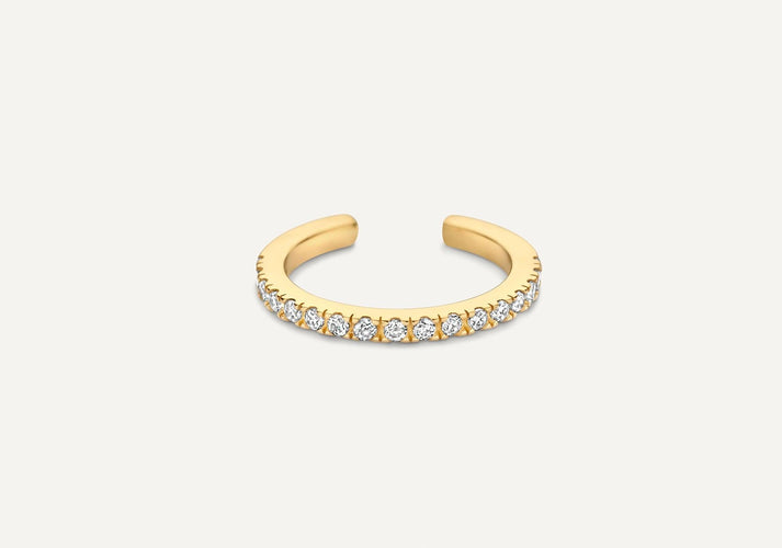 tov essentials Zirkonia Eternity Ear Cuff 14 Karaat Goud