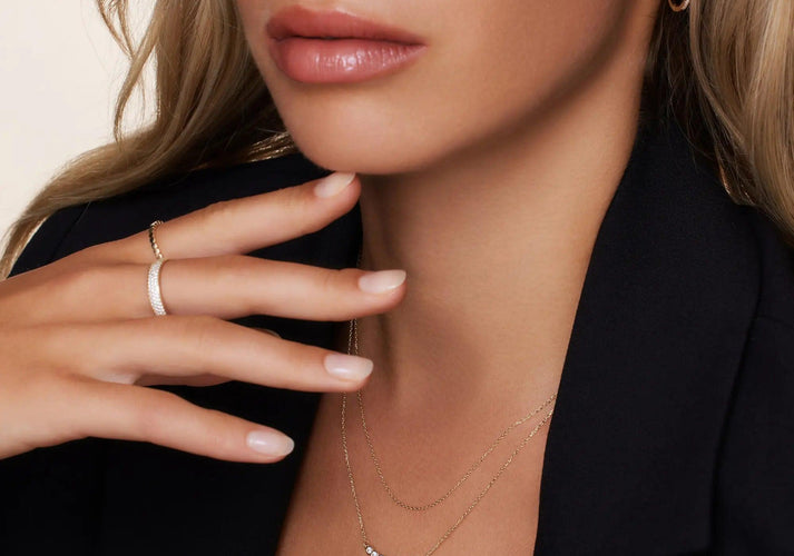 Tov Essentials Zirkonia Trail Ketting 14 Karaat Goud