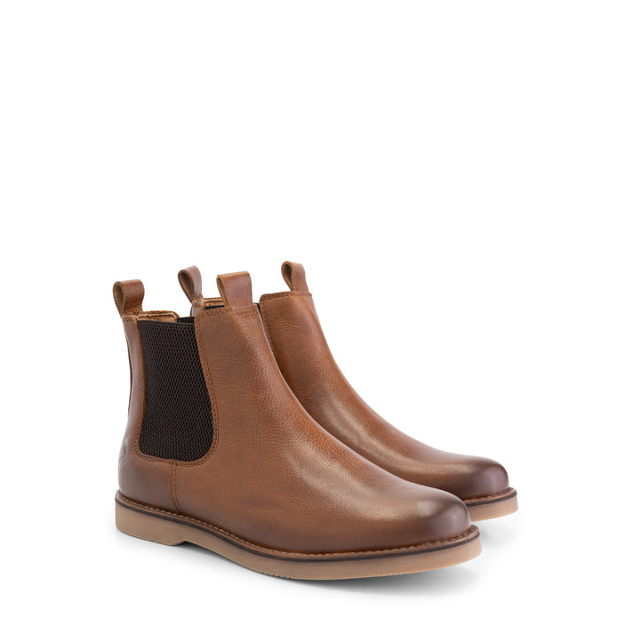 travelin' Charente - Leren chelslea boots - Dames - Cognac