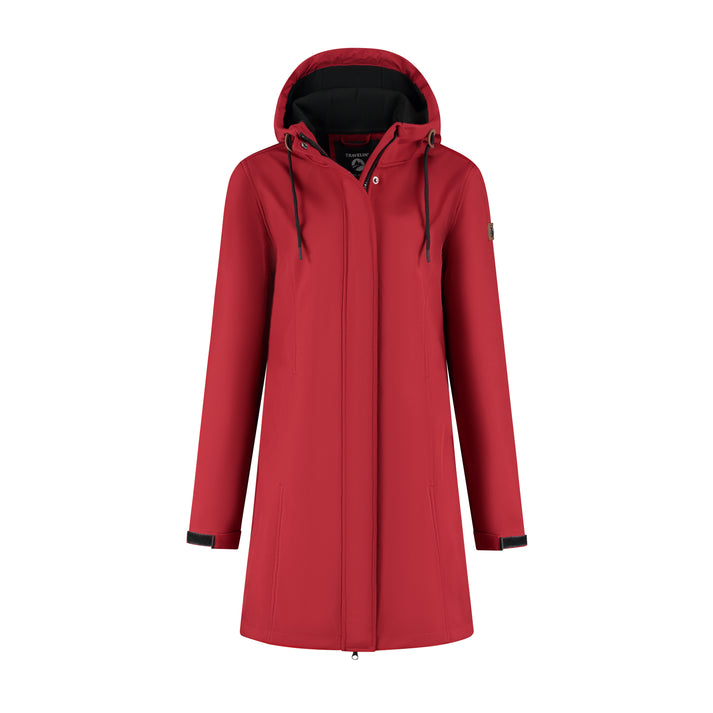 travelin' Erika - Waterdichte softshell jas - Dames - Rood