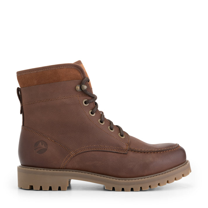 Travelin' Storasund - Hoge Veterschoenen - Heren - Donker Cognac