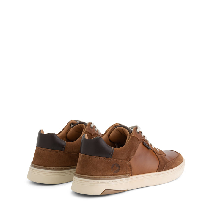 Travelin' Burnham - Leren Sneaker - Heren - Cognac