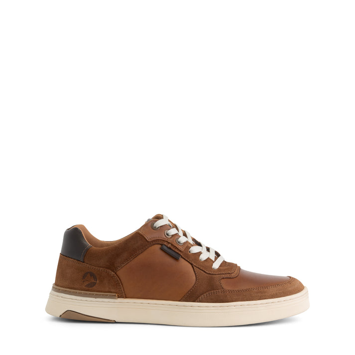 Travelin' Burnham - Leren Sneaker - Heren - Cognac