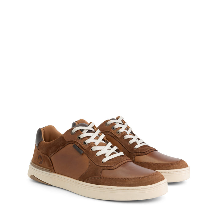 travelin' Burnham - Leren sneaker - Heren - Cognac