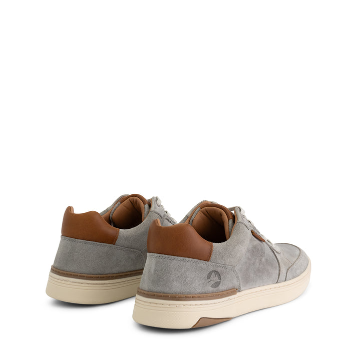 Travelin' Burnham - Leren Sneaker - Heren - Grijs