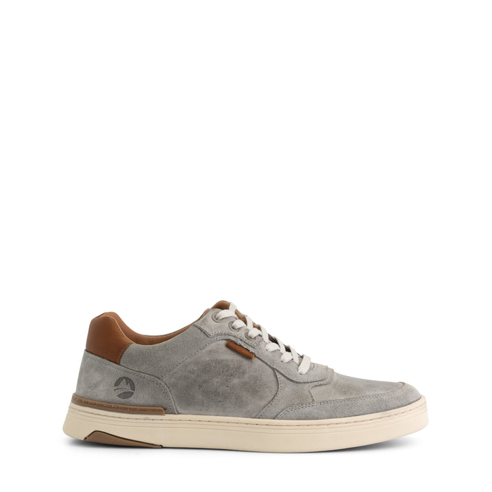 Travelin' Burnham - Leren Sneaker - Heren - Grijs