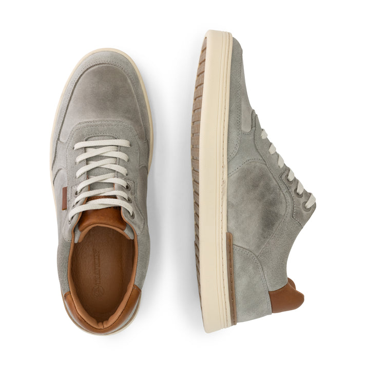 Travelin' Burnham - Leren Sneaker - Heren - Grijs