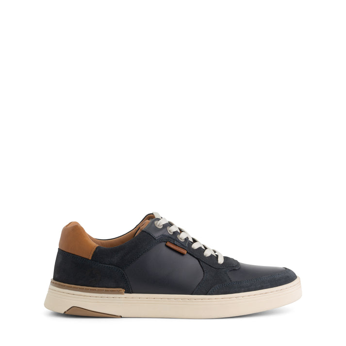 Travelin' Burnham - Leren Sneaker - Heren - Navy
