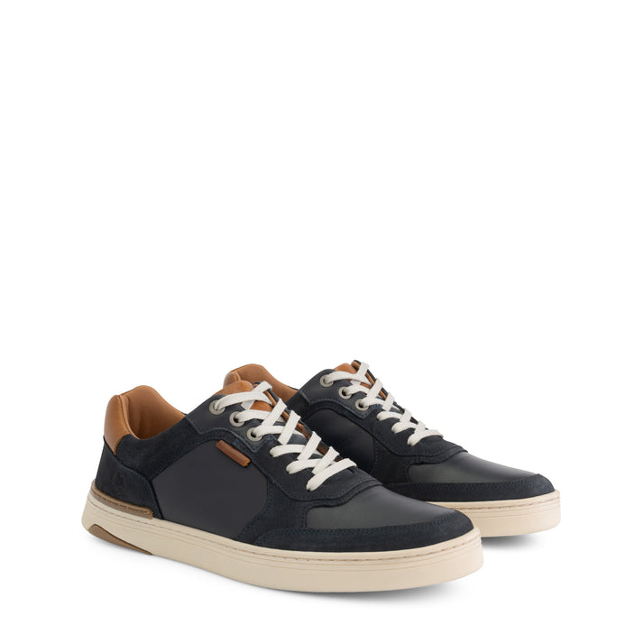 travelin' Burnham - Leren sneaker - Heren - Navy