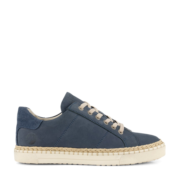 Travelin' Caen - Leren Sneakers - Dames - Blauw