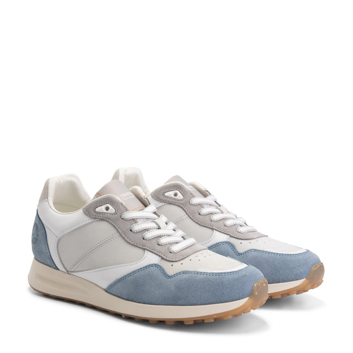 travelin' Crozon - Leren sneakers - Dames - Lichtblauw
