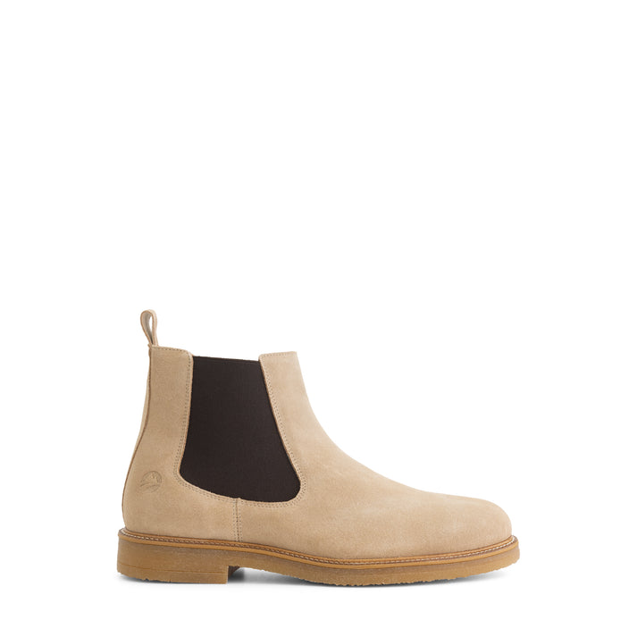Travelin' Ealing - Suède Chelsea Boots - Heren - Zand