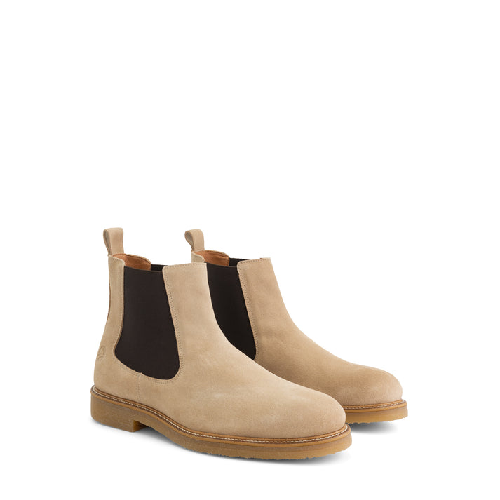 travelin' Ealing - Suède chelsea boots - Heren - Zand
