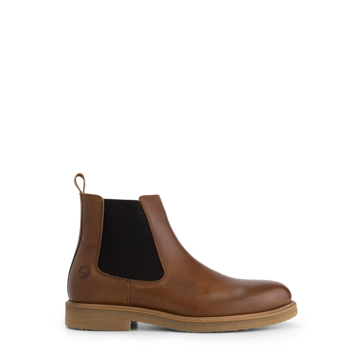Travelin' Egleton - Leren Chelsea Boots - Heren - Cognac