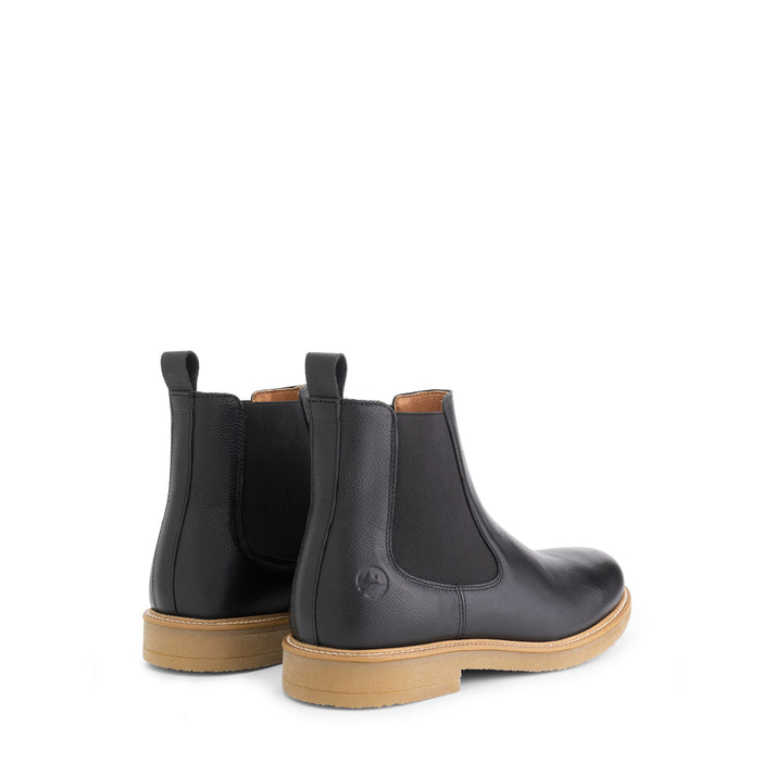 Travelin' Egleton - Leren Chelsea Boots - Heren - Zwart