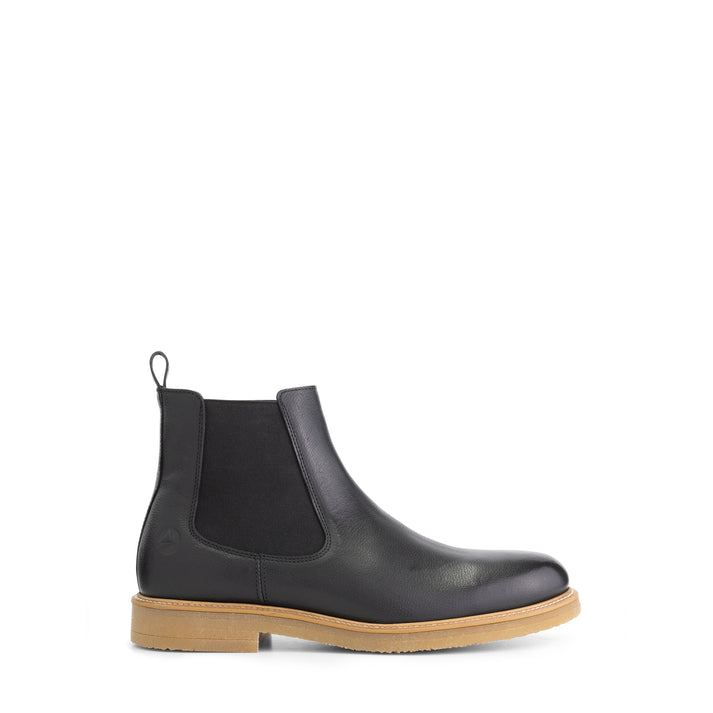 Travelin' Egleton - Leren Chelsea Boots - Heren - Zwart