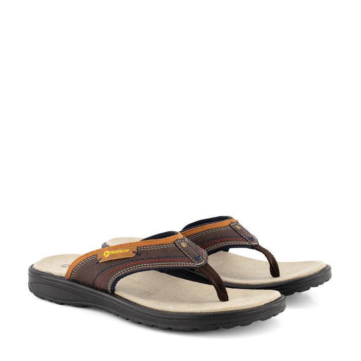 travelin' Fiksdal - Slippers - Heren - Bruin