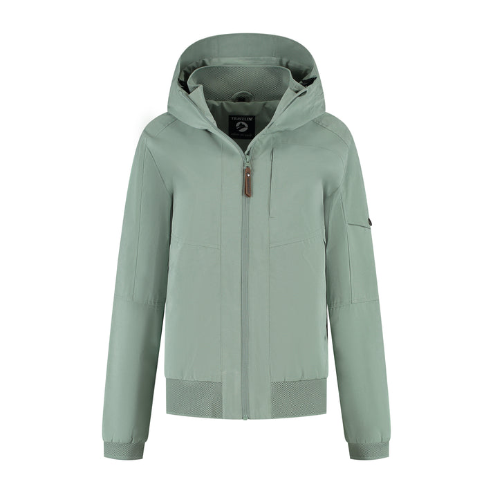 travelin' Katla - Waterdichte jas - Dames - Groen