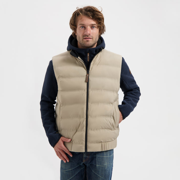 Travelin' Magnus - Bodywarmer - Heren - Taupe