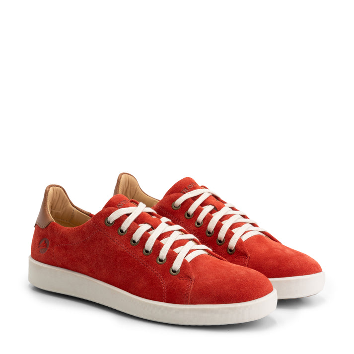 travelin' Metz - Suède sneakers - Dames - Rood