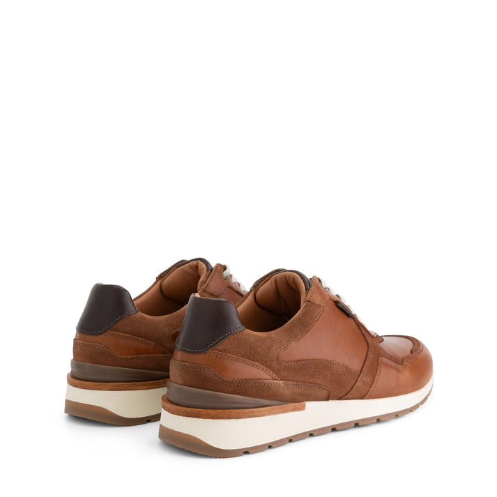 Travelin' Northam - Leren Sneaker - Heren - Cognac