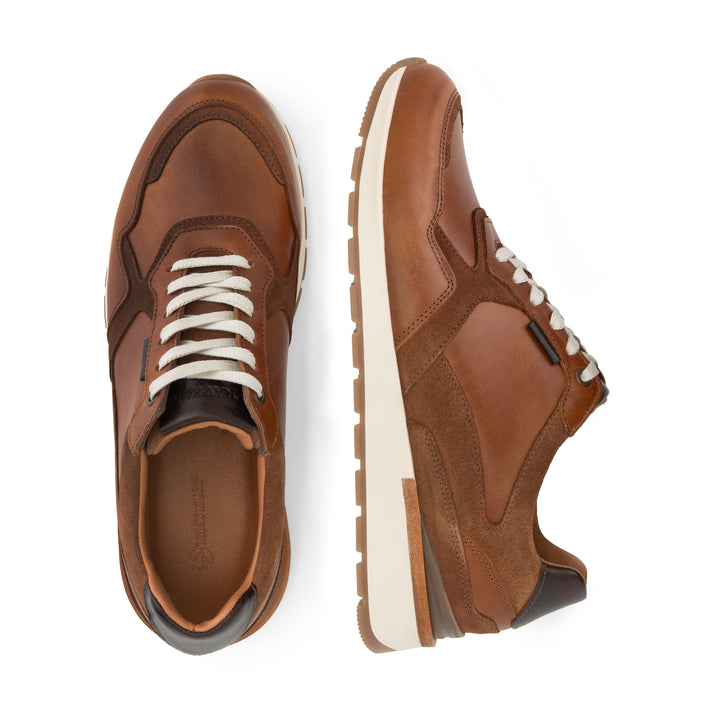 Travelin' Northam - Leren Sneaker - Heren - Cognac