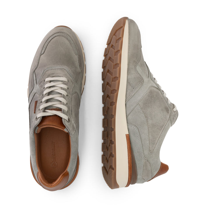 Travelin' Northam - Leren Sneaker - Heren - Grijs
