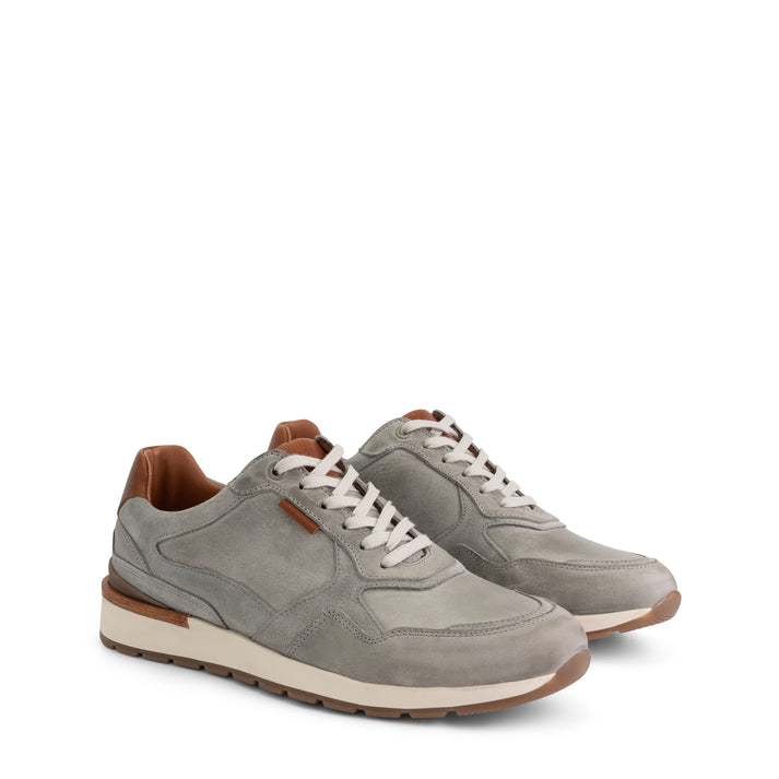 travelin' Northam - Leren sneaker - Heren - Grijs