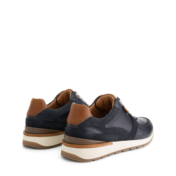 Travelin' Northam - Leren Sneaker - Heren - Navy