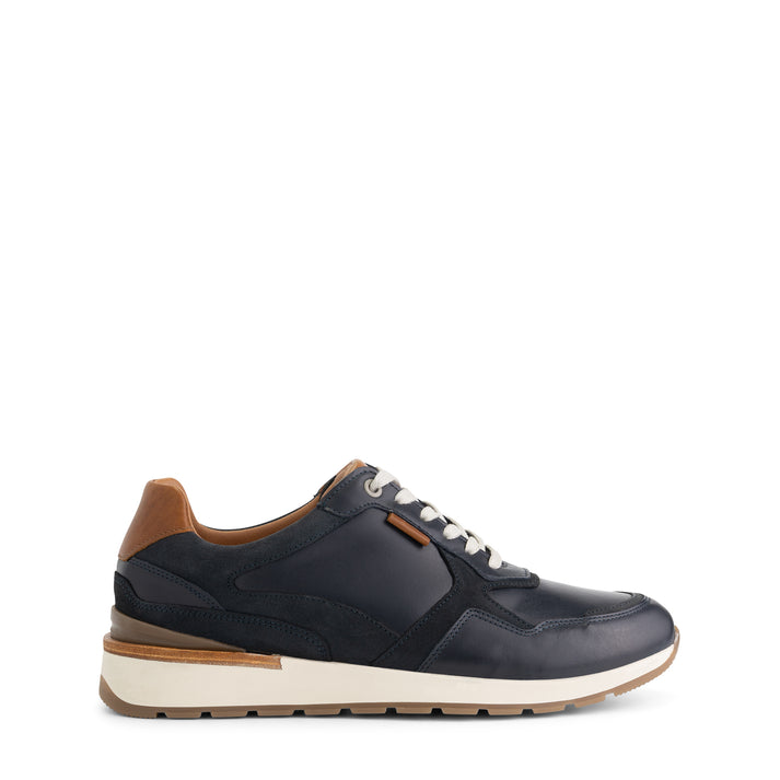 Travelin' Northam - Leren Sneaker - Heren - Navy
