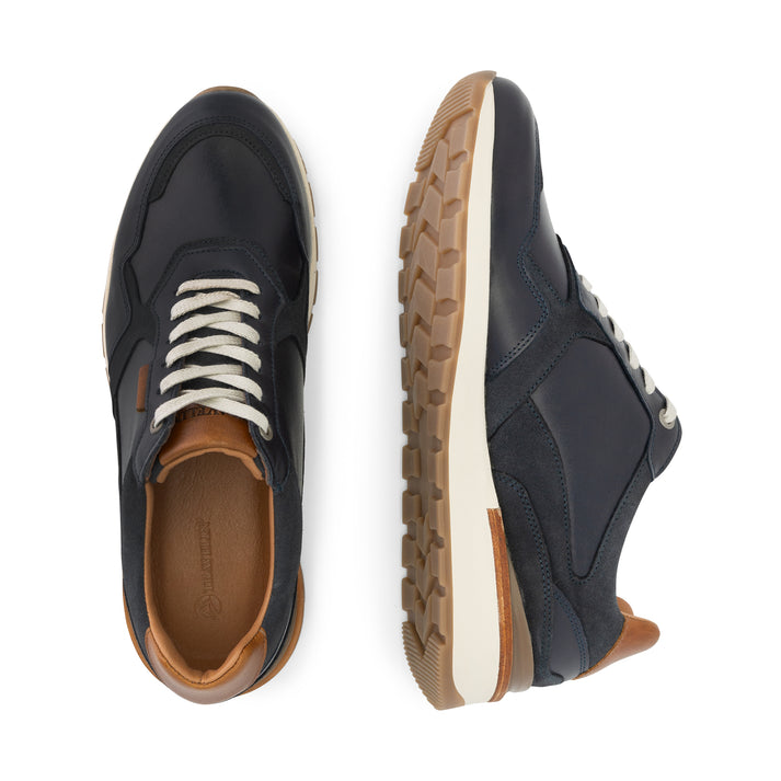 Travelin' Northam - Leren Sneaker - Heren - Navy